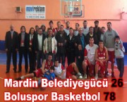 Mardin Belediyegücü 26 Boluspor Basketbol 78