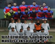 U17 Liginde Şampiyon Kıbrıscıkspor! 4-0