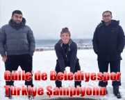 Gülle'de Belediyespor Türkiye Şampiyonu