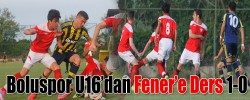 Boluspor U16’dan Fener’e Ders 1-0