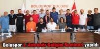 Boluspor 1. Antrenör Gelişim Semineri yapıldı