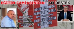 BOLUSPOR'A EĞİTİM CAMİASINDAN TAM DESTEK!