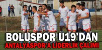 BOLUSPOR U19’DAN ANTALYASPOR’A LİDERLİK ÇALIMI