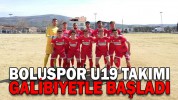 BOLUSPOR U19 TAKIMI GALİBİYETLE BAŞLADI
