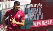 Boluspor’dan Burak Asan’a veda mesajı