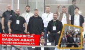 Diyarbakır’da Başkan Abak’ı yalnız bırakmadılar