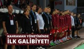 Kahraman yönetiminde ilk galibiyet!