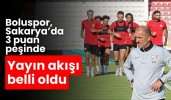 Boluspor, Sakarya’da 3 puan peşinde yayın akışı belli oldu