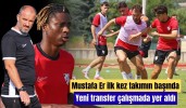 Boluspor’da hazırlıklar sürüyor Mustafa Er ilk kez takımın başında