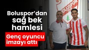 Boluspor’dan sağ bek hamlesi genç oyuncu imzayı attı