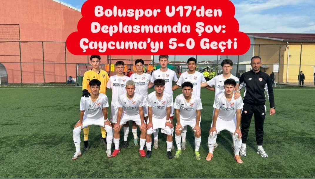 Boluspor U17’den Deplasmanda Şov: Çaycuma’yı 5-0 Geçti Boluspor U17’den Deplasmanda Şov: Çaycuma’yı 5-0 Geçti