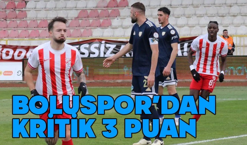 Boluspor’dan Kritik Galibiyet! Erzurumspor’u 2-0 Mağlup Ettik Boluspor’dan Kritik Galibiyet! Erzurumspor’u 2-0 Mağlup Ettik