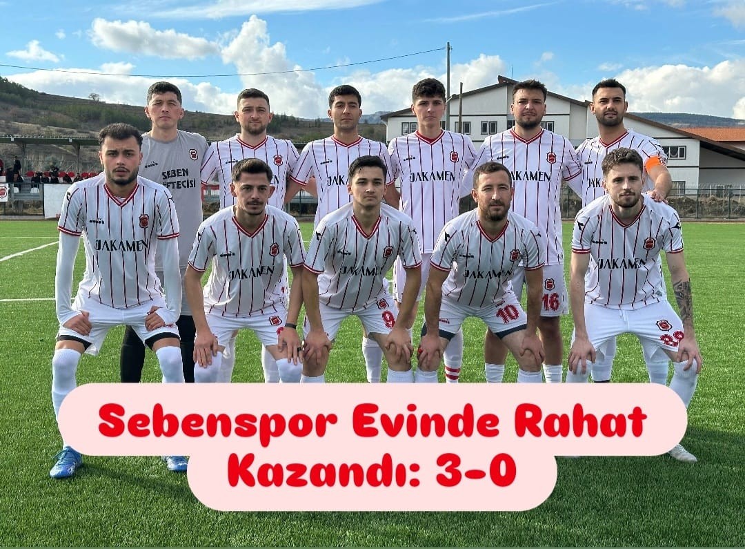 Sebenspor Evinde Rahat Kazandı: 3-0 Sebenspor Evinde Rahat Kazandı: 3-0