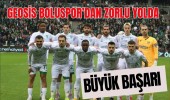 Geosis Boluspor’dan Zorlu Yolda Büyük Başarı