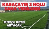 Karaçayır 2 Nolu Saha Yenilendi, Futbol Keyfi Artacak