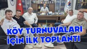 Köyler Futbol Turnuvası İçin İlk Toplantı Yapıldı