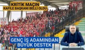 Kritik maçın kafile başkanı Ergün Söbütay oldu