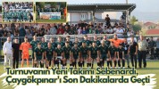 Turnuvanın Yeni Takımı Sebenardı, Çaygökpınar'ı Son Dakikalarda Geçti
