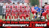 14 FK Zirve Takibini Sürdürüyor: Kastamonuspor'u 3-1 Devirdi