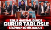 Bolu hakemliğinde gurur tablosu! 6 isimden büyük başarı