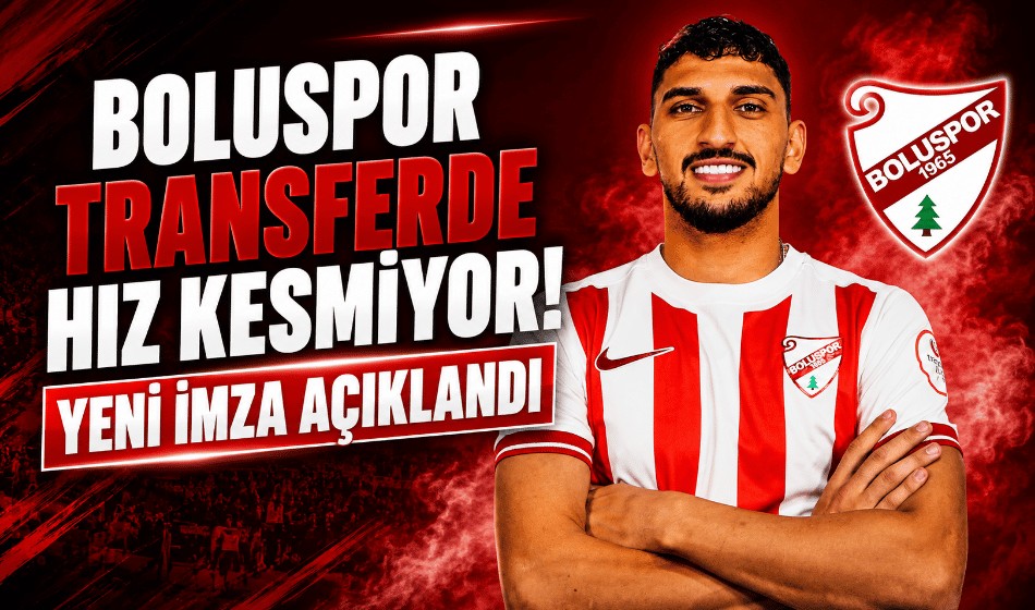 Bartu Göçmen Boluspor'da resmi imzayı attı