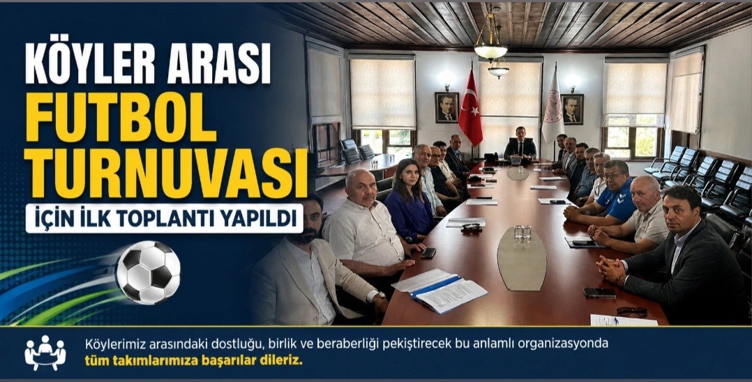 Köyler Arası Futbol Turnuvası İçin İlk Toplantı Yapıldı