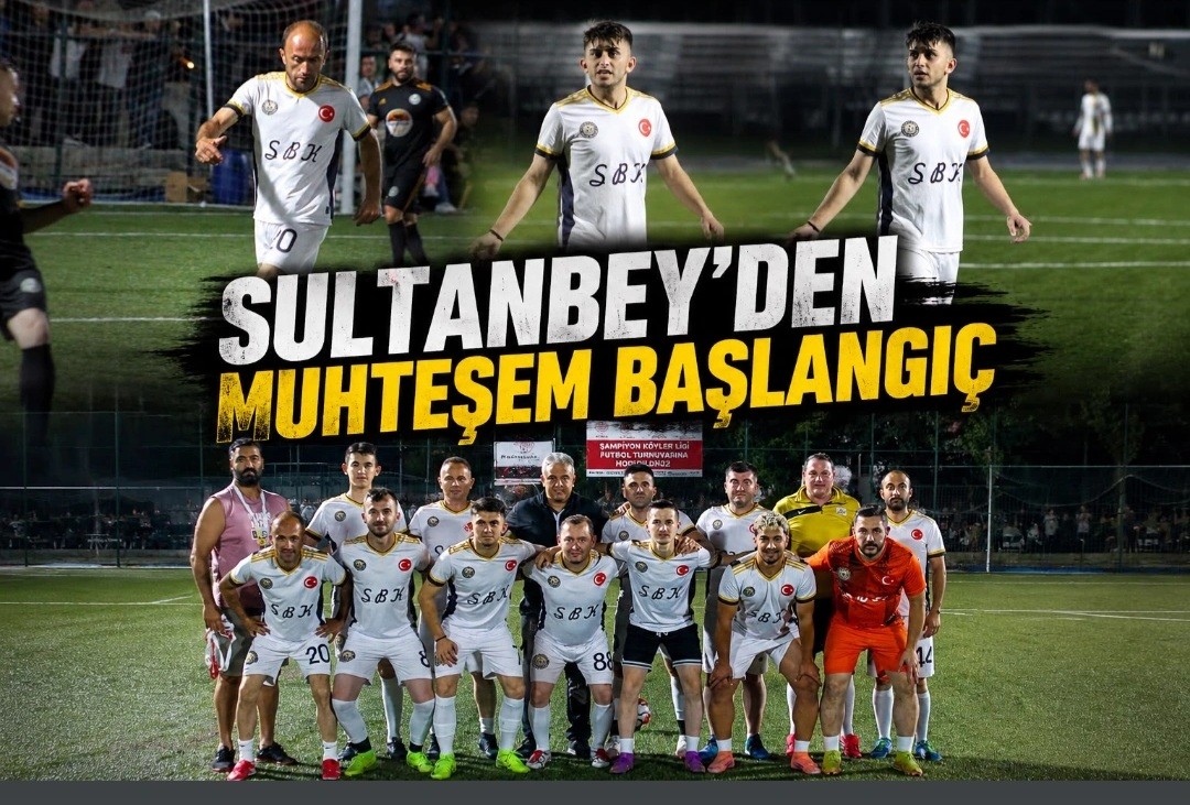 Sultanbey Köyü Turnuvaya Gol Yağmuruyla Başladı Sultanbey Köyü Turnuvaya Gol Yağmuruyla Başladı