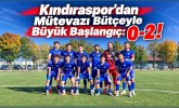 “Kındıraspor'dan Mütevazı Bütçeyle Büyük Başlangıç: 0-2!”
