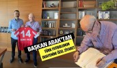 Başkan Savaş Abak’tan Türk futbolunun duayenine özel ziyaret