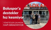 Boluspor’a destekler hız kesmiyor