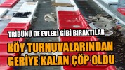 Köy turnuvalarında büyük ayıp