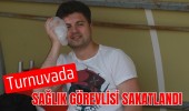 Turnuvada Sağlık Görevlisi Sakatlandı