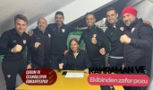 Ufuk Kahraman ve ekibinden zafer pozu