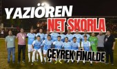 Yazıören net skorla Çeyrek finalde