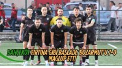 Bahçeköy Fırtına Gibi Başladı: Bozarmut'u 7-0 Mağlup Etti