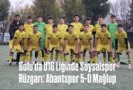 Bolu’da U16 Liginde Soysalspor Rüzgarı: Abantspor 5-0 Mağlup