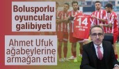 Bolusporlu oyuncular galibiyeti Ufuk ağabeylerine armağan etti