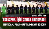 Geosis Boluspor, Adanaspor'u 7-0 yenerek play-off'a kaldı