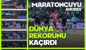 Maratoncuyu andırdı dünya rekorunu kaçırdı