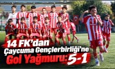 14 FK’dan Çaycuma Gençlerbirliği’ne Gol Yağmuru: 5-1