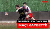Boluspor, son saniyelerde mağlup