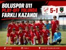Boluspor U11 Play-Off Yolunda Farklı Kazandı
