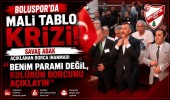 Boluspor’da mali tablo krizi: Savaş Abak açıklanan borca inanmadı