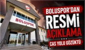 Boluspor’dan resmi açıklama CAS yolu gözüktü