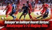 Boluspor’un Galibiyet Hasreti Sürüyor: Antalyaspor’a 1-0 Mağlup Oldu