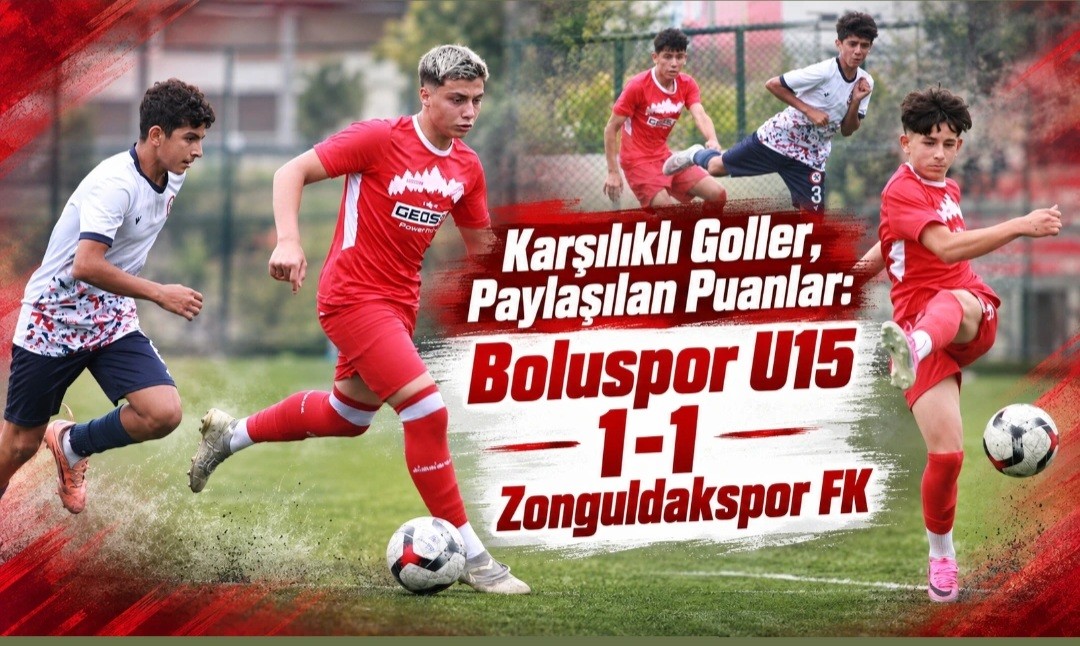 Karşılıklı Goller, Paylaşılan Puanlar: Boluspor U15 1-1 Zonguldakspor FK