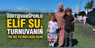 Dörtdivansporlu Elif Su, Turnuvanın Tek Kız Futbolcusu Oldu