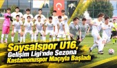 Soysalspor U16, Gelişim Ligi’nde Sezona Kastamonuspor Maçıyla Başladı