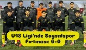 U18 Ligi’nde Soysalspor Fırtınası: 6-0